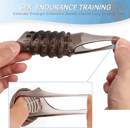 image-2PCS Reusable Cock Ring Glans Penis Enlarger Delayed Ejaculation