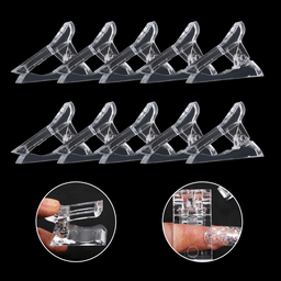 image-10 PCS Nail Tips Clip Quick Building Poly Builder Gel DIY Extension