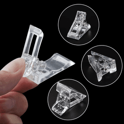 image-10 PCS Nail Tips Clip Quick Building Poly Builder Gel DIY Extension