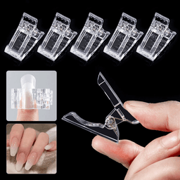 image-10 PCS Nail Tips Clip Quick Building Poly Builder Gel DIY Extension