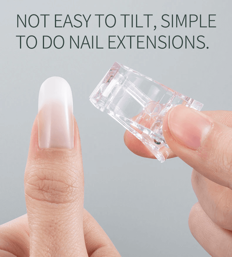 image-10 PCS Nail Tips Clip Quick Building Poly Builder Gel DIY Extension