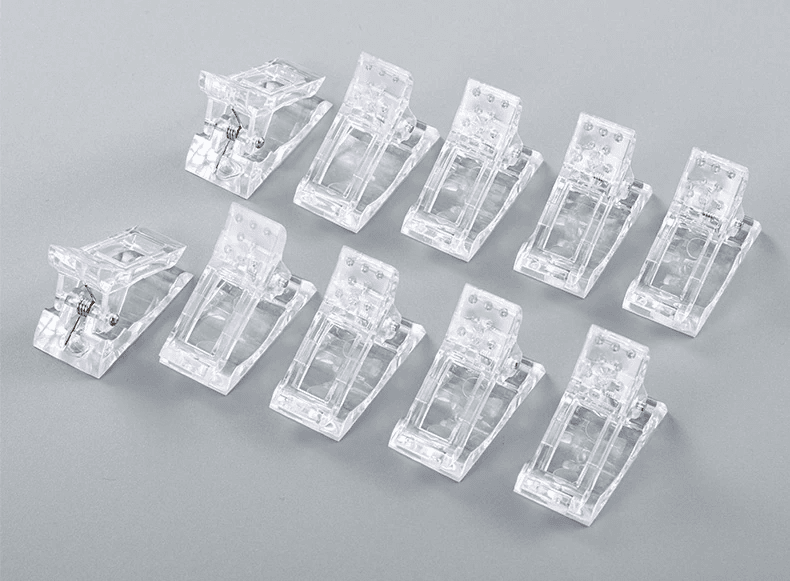 image-10 PCS Nail Tips Clip Quick Building Poly Builder Gel DIY Extension
