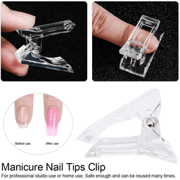 image-10 PCS Nail Tips Clip Quick Building Poly Builder Gel DIY Extension