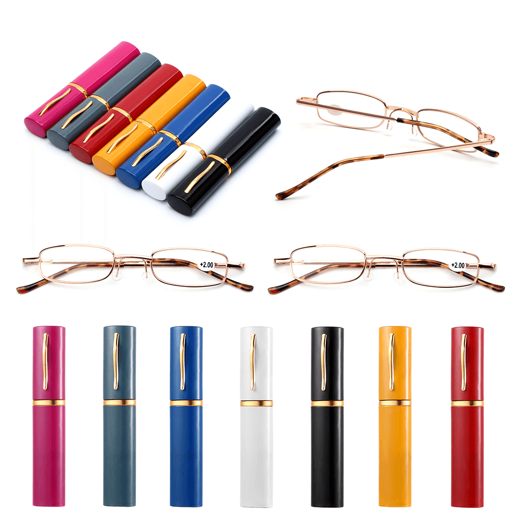 image-Classic HD Spring Compact Reading Glasses Readers Travel Slim Design