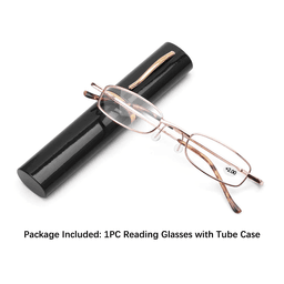 image-Classic HD Spring Compact Reading Glasses Readers Travel Slim Design
