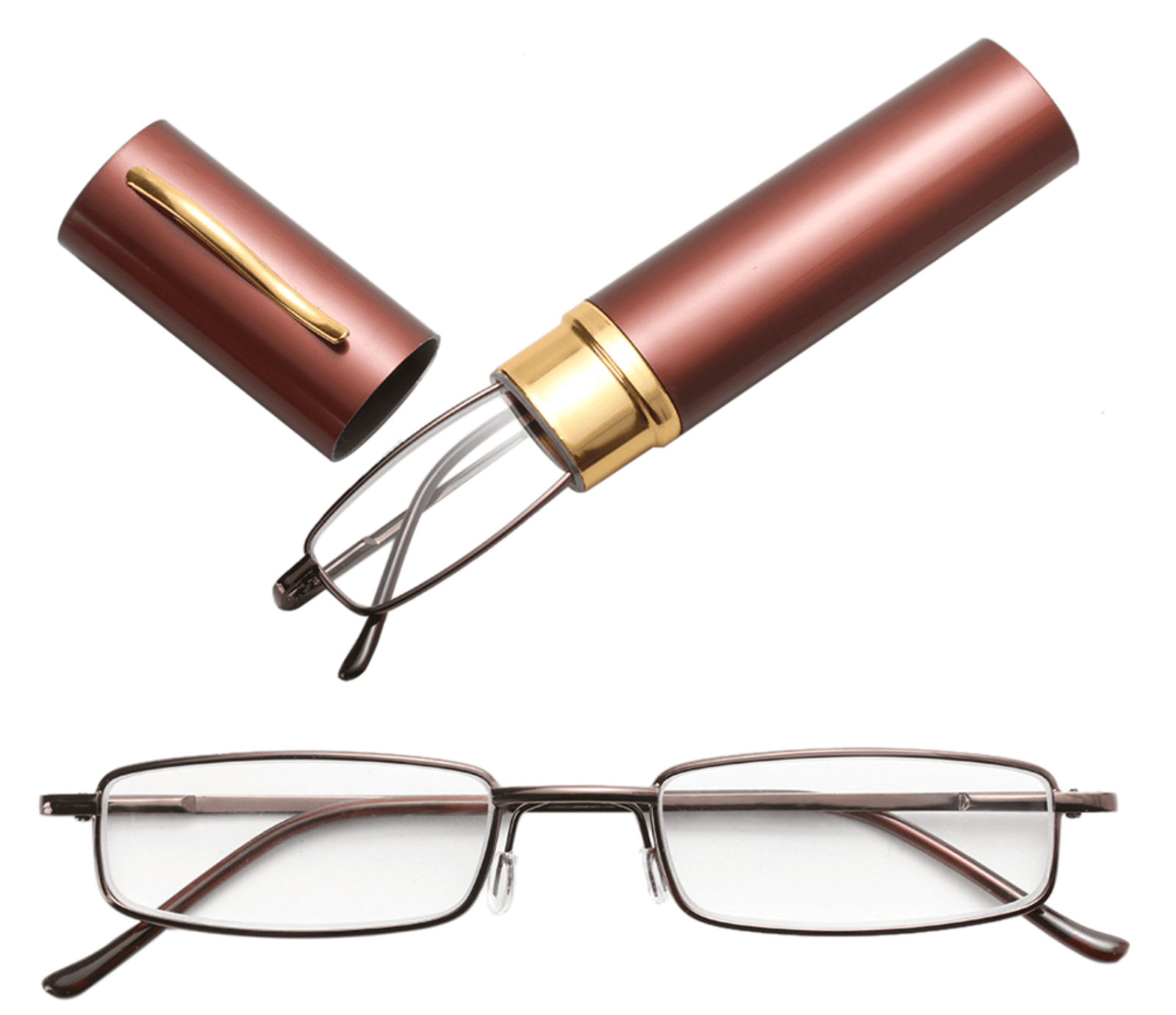 image-Classic HD Spring Compact Reading Glasses Readers Travel Slim Design