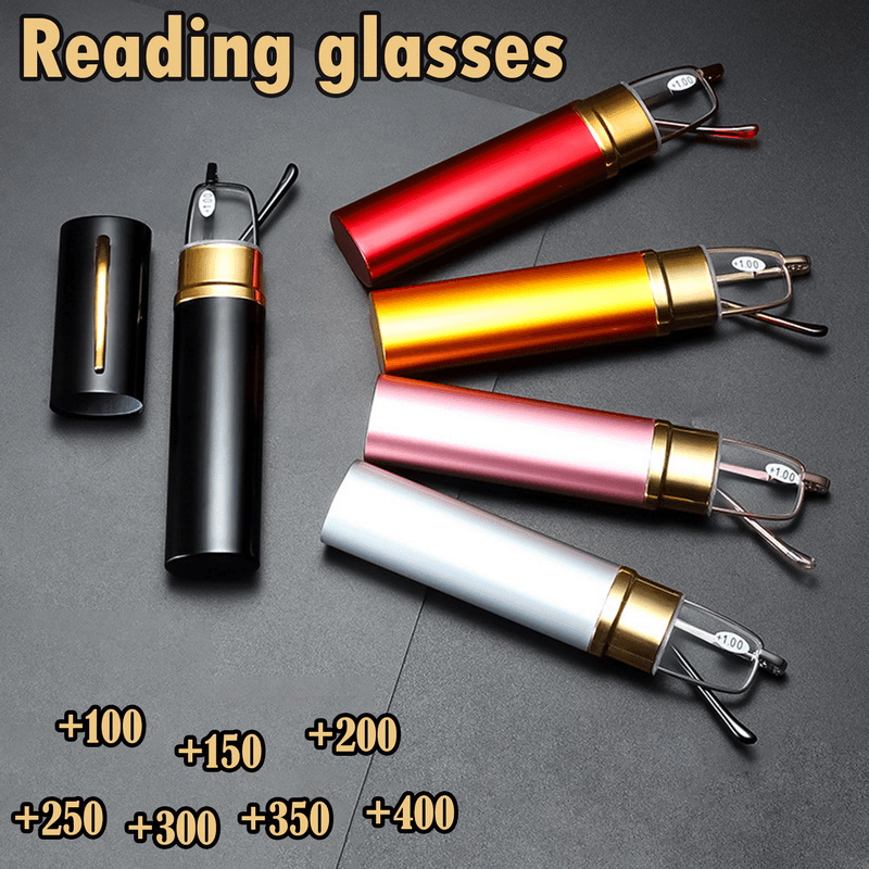image-Classic HD Spring Compact Reading Glasses Readers Travel Slim Design