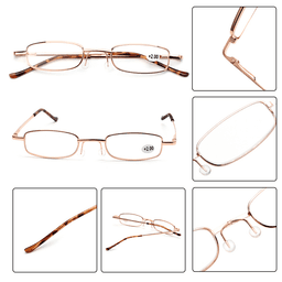 image-Classic HD Spring Compact Reading Glasses Readers Travel Slim Design