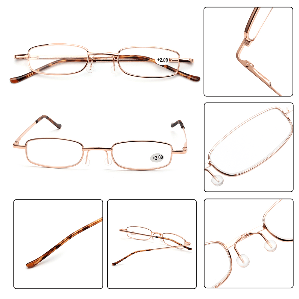 image-Classic HD Spring Compact Reading Glasses Readers Travel Slim Design