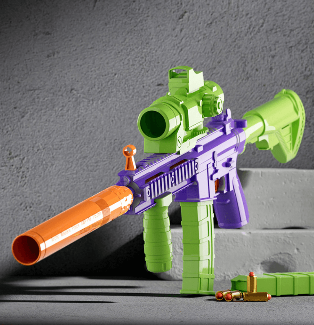 image-M416 Semi-Auto Soft Bullet Shell Ejection Toy Gun