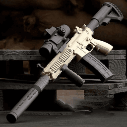 image-M416 Semi-Auto Soft Bullet Shell Ejection Toy Gun