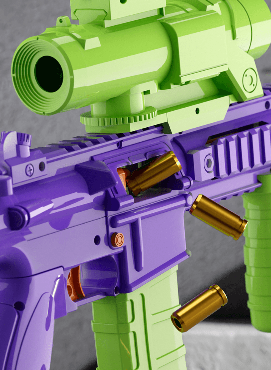 image-M416 Semi-Auto Soft Bullet Shell Ejection Toy Gun