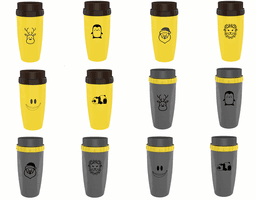 image-Creative Twist Cup Neolid No Cover Portable Hand Straw Cup