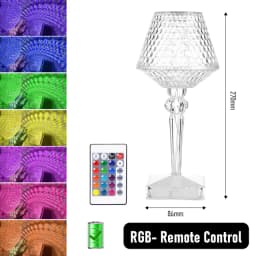 image-Romantic Diamond Crystal Lamp for Home Restaurant Bar