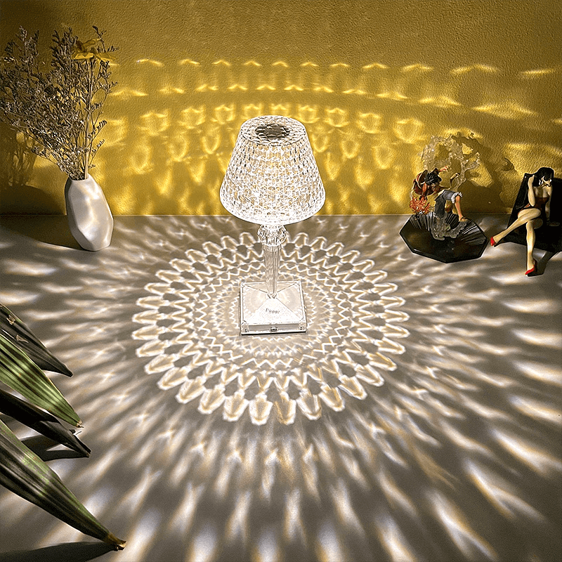 image-Romantic Diamond Crystal Lamp for Home Restaurant Bar