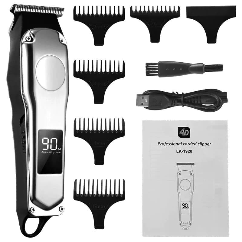 image-Professional Hair Clipper Rechargeable Electric Barber Cutting Machine