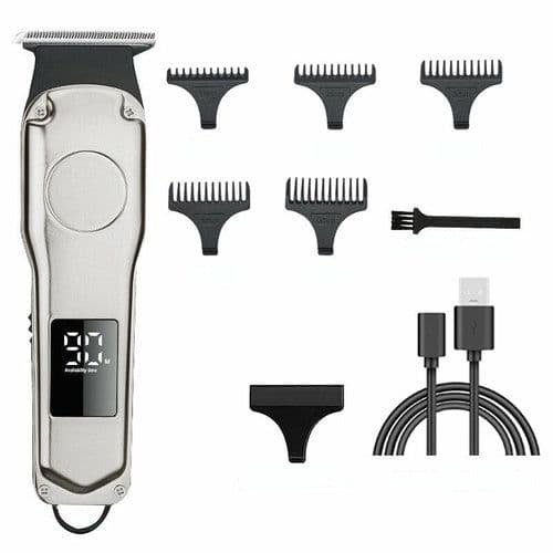image-Professional Hair Clipper Rechargeable Electric Barber Cutting Machine