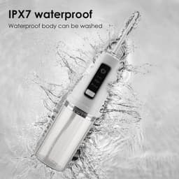 image-Electric Oral Irrigator Foldable Dental Water Jet Flosser USB 3 Mode