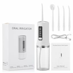 image-Electric Oral Irrigator Foldable Dental Water Jet Flosser USB 3 Mode