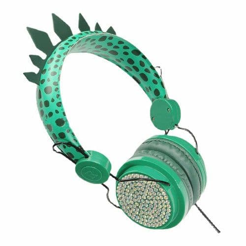 image-Head-mounted Children's Wired Headset With Wheat Cartoon
