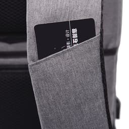 image-Business Man Backpack Waterproof Oxford Cloth Bag Multifunctional USB