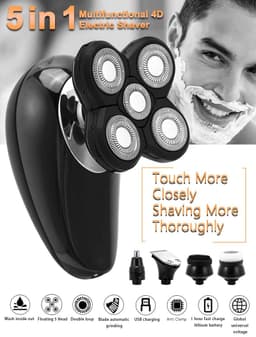 image-Electric Razor for Men Bald Head Shaver LED Display