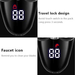 image-Electric Razor for Men Bald Head Shaver LED Display
