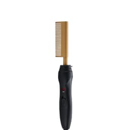 image-Ceramic Electric Hot Comb Hair Dryer Brush and Auto Shut Off Black