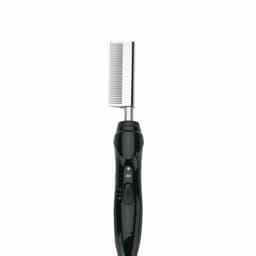 image-Ceramic Electric Hot Comb Hair Dryer Brush and Auto Shut Off Black