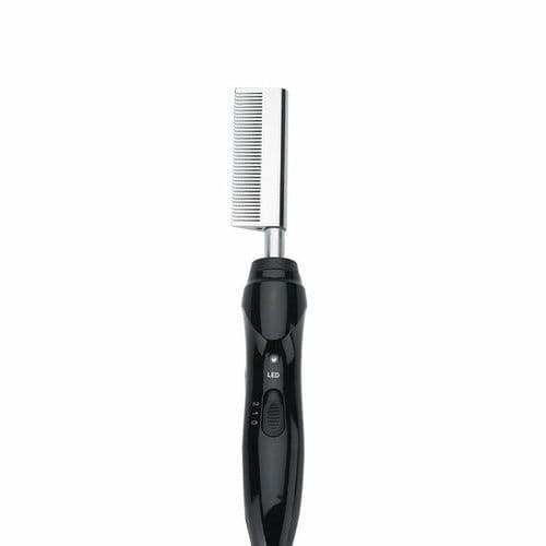 image-Ceramic Electric Hot Comb Hair Dryer Brush and Auto Shut Off Black