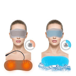 image-Heated Eye Mask Cold & Warm Eye Compress Aroma Therapy Dry Eyes Dark
