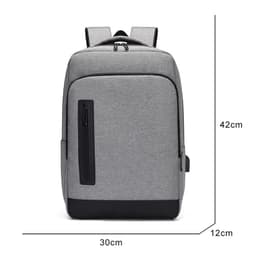 image-Business Backpacks For Men Multifunctional USB Charging Bag Waterproof