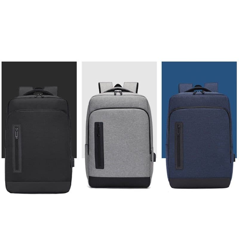 image-Business Backpacks For Men Multifunctional USB Charging Bag Waterproof