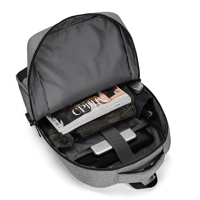 image-Business Backpacks For Men Multifunctional USB Charging Bag Waterproof
