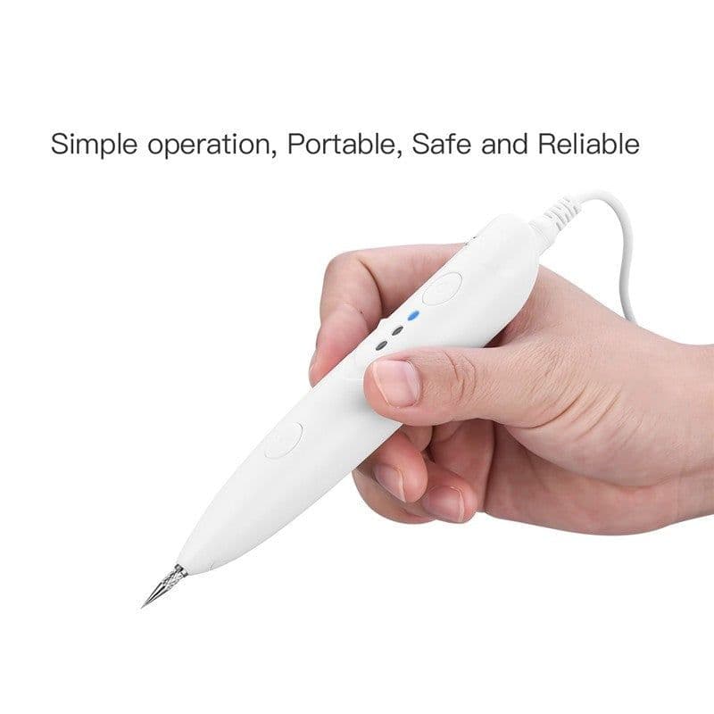 image-Electric Mini Laser Pen Tattoo Mole Removal Machine Face Care Skin Tag