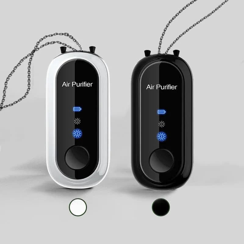 image-Hanging Neck Negative Ion Sterilization Air Purifier