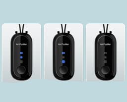 image-Hanging Neck Negative Ion Sterilization Air Purifier