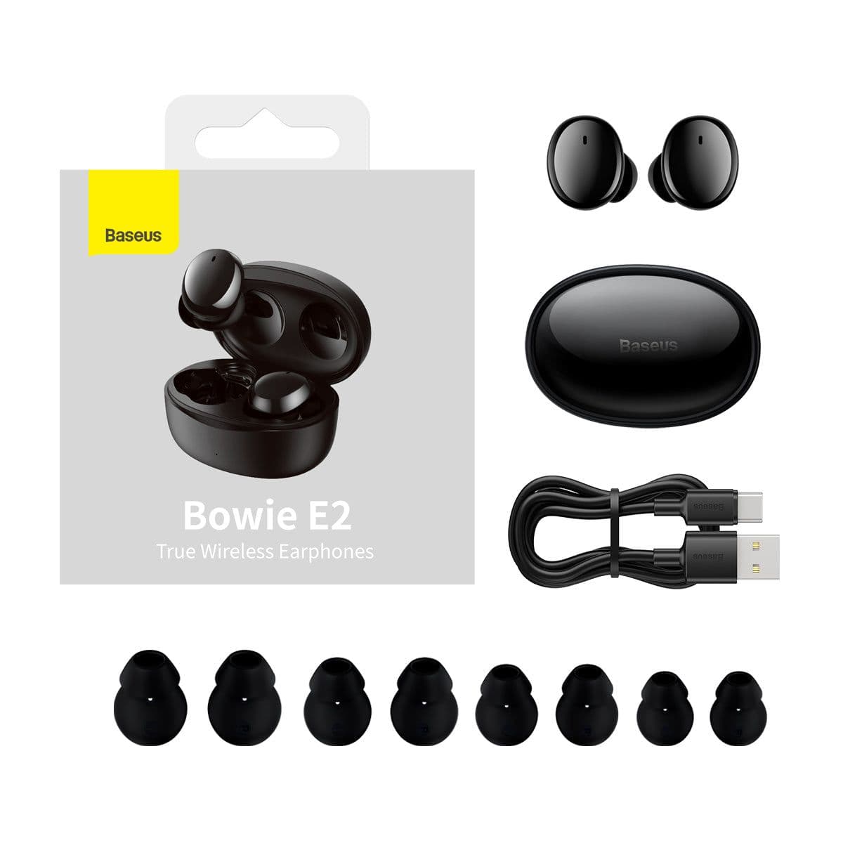 image-True Wireless Earphones Bowie Black