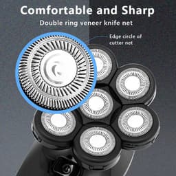 image-New Shaver For Men 7D Independently 7 Cutter Floating Head