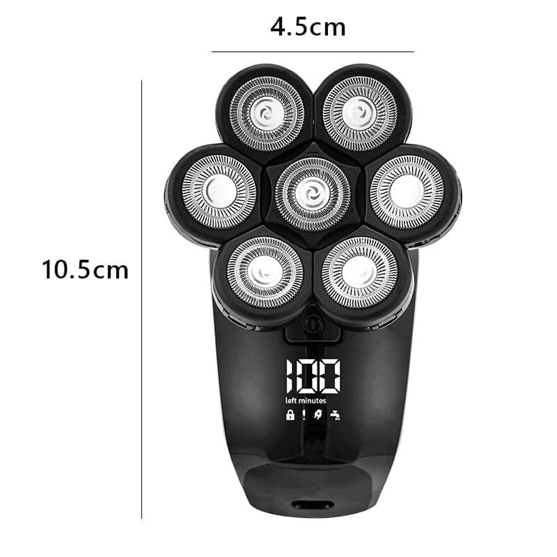 image-New Shaver For Men 7D Independently 7 Cutter Floating Head