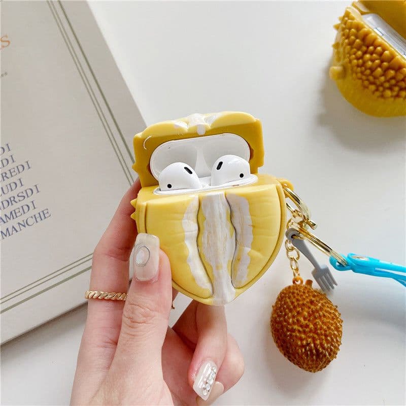 image-Creative Three-dimensional Durian Shape Earphone Case