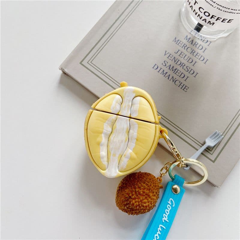 image-Creative Three-dimensional Durian Shape Earphone Case