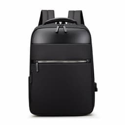 image-Mens Multifunction Waterproof Backpacks Large Capacity USB Charging