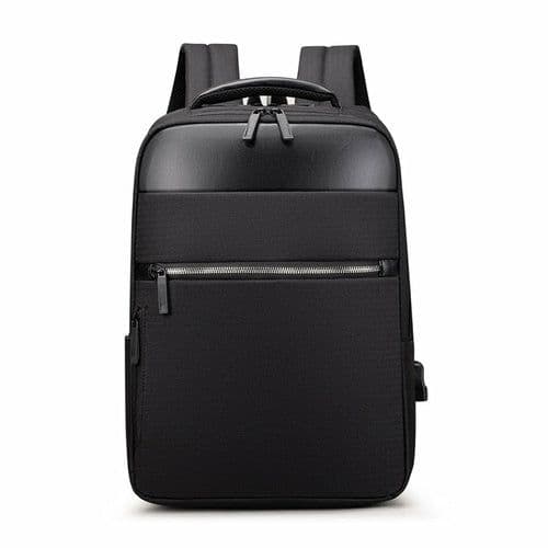 image-Mens Multifunction Waterproof Backpacks Large Capacity USB Charging