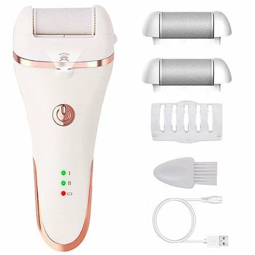 image-Charged Electric Foot File for Heels Grinding Pedicure Tools