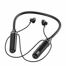 image-Neck-worn Wireless Bluetooth Headset With Display Function