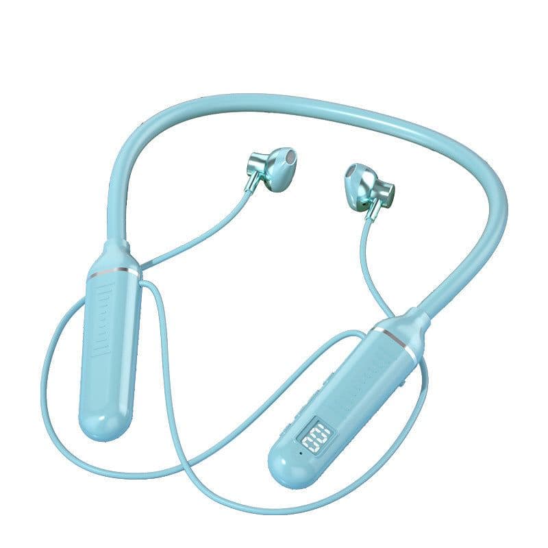 image-Neck-worn Wireless Bluetooth Headset With Display Function