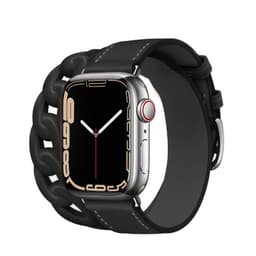 image-Calfskin Leather Watch Strap