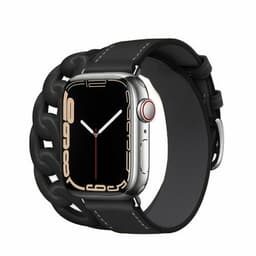 image-Calfskin Leather Watch Strap