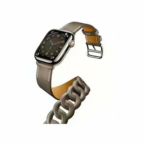 image-Calfskin Leather Watch Strap